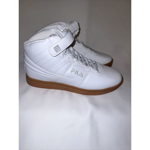 13 Fila Vulc 13 1SC60526-164 Mens White Synthetic Lifestyle Sneakers Shoes - Picture 3 of 7